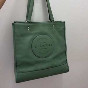 COPY!!! Coach Green Leather Tote